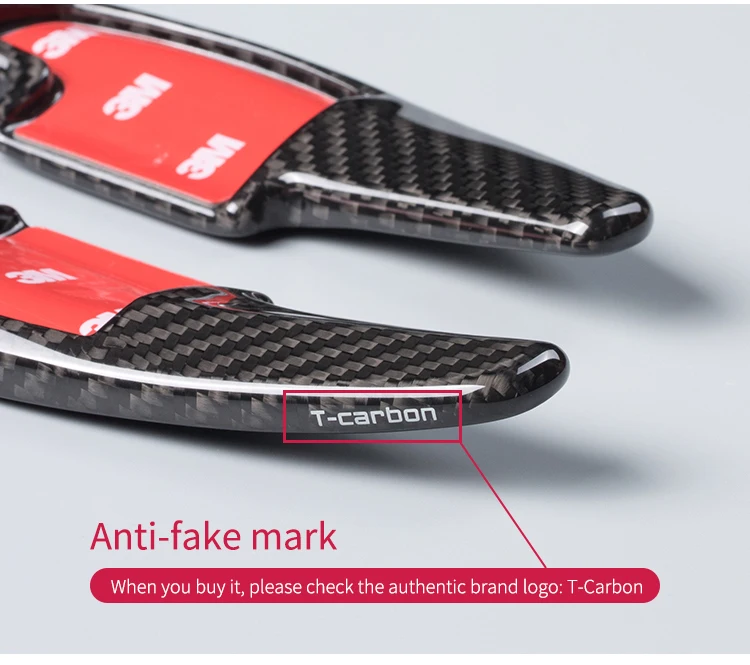 T-carbon Carbon Fiber Steering Wheel Paddle Shifter Extension For Honda Spirior Acura RDX Car Gear Accessories