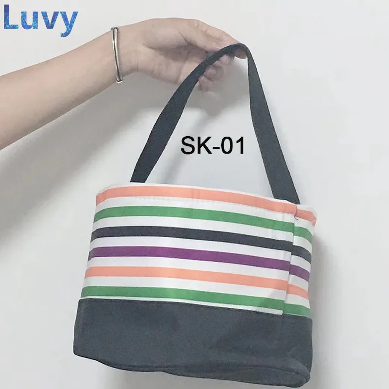 Luvy ручной работы сумки из натуральной кожи 30 шт./лот корзина для Хэллоуина холщовый мешок Хэллоуин ведро украшение для вечеринки; Рождество Детская сумка