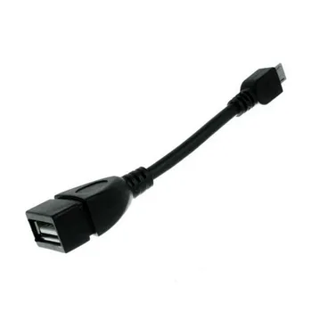 

100pcs/lot 11.2cm Micro-USB Male To USB 2.0 Female Host OTG Adapter Cable for Tablet PC Mobile Phone MP4 MP5