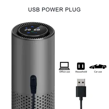 

Air Purifier with HEPA Filter Fresh Air Anion Car Air Purifier Infrared Sensor Air Cleaner best for Car Home Office