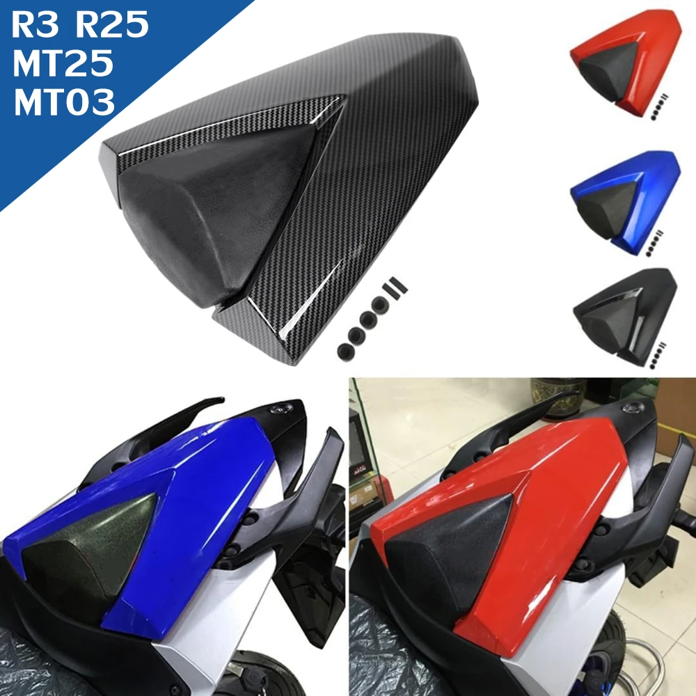 Rear Passenger Seat Cover Cowl For Yamaha Mt03 Yzf R3 R25 Mt 03 Mt25 Mt