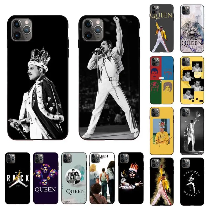 MaiYaCa Freddie Mercury Queen чехол для телефона iPhone 11 12 13 mini pro XS MAX 8 7 6 6S Plus X 5S SE 2020 XR | Мобильные