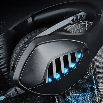 

J1 PS4 Gaming Headset LED light Deep bass Stereo Casco Wired Game Earphones Gaming Headphones with Microphone for PS4 PC Laptop