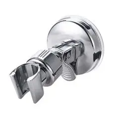 Silver Shower Head Holder Bathroom Wall Mount Suction Bracket Suction Cup Shower Holder Bathroom Accessory