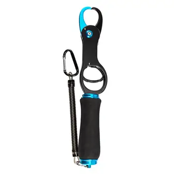 

EVA Handle Portable Fish Control Clamp Device Lures Stainless Steel Fishing Grip Holder Pliers Clip Tackle Pesca Accessories
