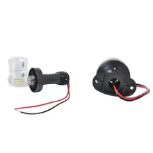 12V Морская Лодка Якорь кормовой светодиодный навигационный свет Круглый 360 градусов белый судовой светильник с кронштейном водонепроницаемый