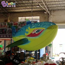 Подвесных-7x4,8x2,9 метров, надувная сценическая фоновая декорация kraken/воздушный шар с морским принтом fishe для демонстрации игрушек