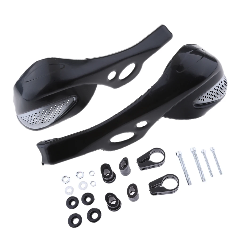 Motorcycle Handguards - 7/8inch 22mm Universal Hand Brush Guards Crash Protector plastic