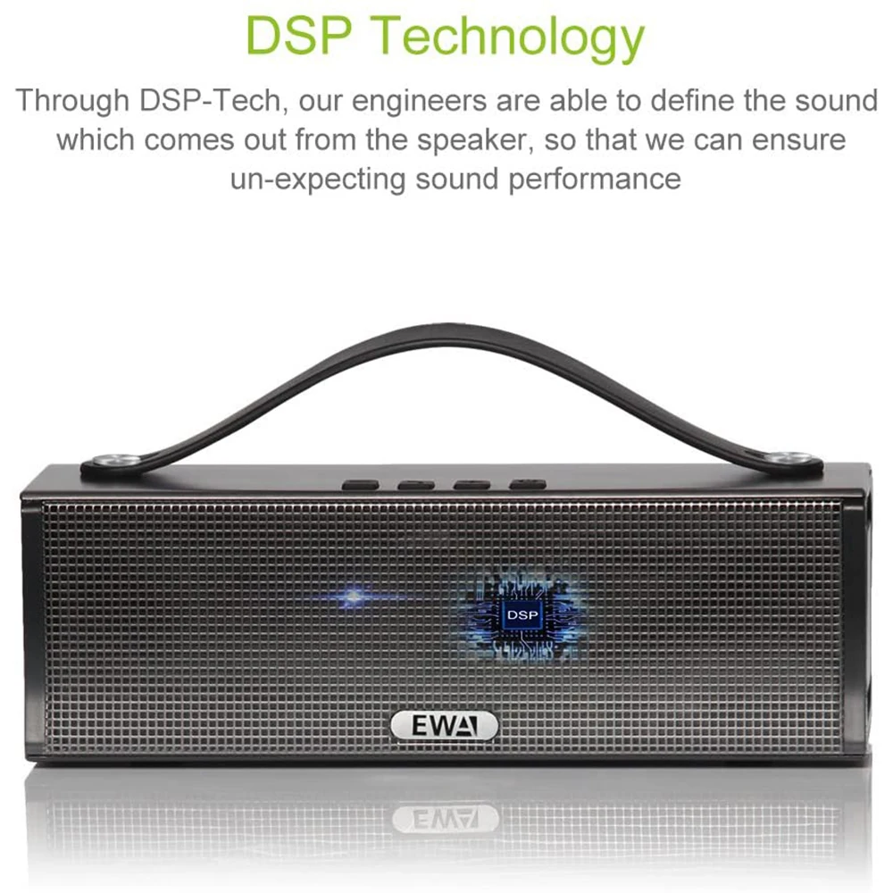 EWA D560 Bluetooth Speaker Dj 20W Drivers and Two Passive Subwoofers, High Power Big Sound and Bass Wireless Portable Speaker EWA D560 Bluetooth Speaker Dj 20W Drivers and Two Passive Subwoofers, High Power Big Sound and Bass Wireless Portable Speaker