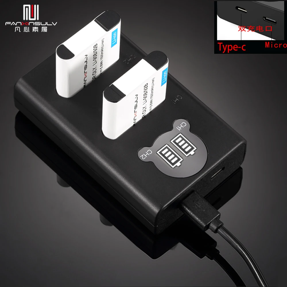 2 шт. USB-зарядное устройство для Olympus TG5 TG6 SH50 iHS SH60 XZII | Электроника