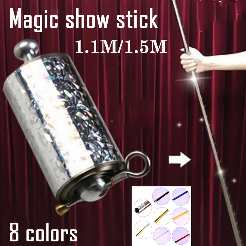 

8Color 1.1m/1.5m Stainless Steel Pocket Self-defense Telescopic Stick Portable Martial Arts Performance Metal Extension Poles