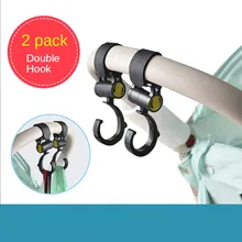 Crochet de poussette universel, accessoires, grand crochet 360 degrés, parapluie, crochet Velcro pour voiture de 4 à 6 ans 