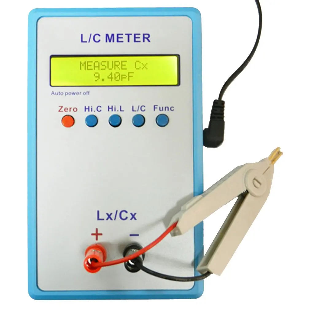 Цифровой ЖК-дисплей постоянной ёмкости, универсальный Конденсатор измеритель LC LC200A Индуктивный тестер индуктивности катушки индуктивности конденсатор с алюминиевой крышкой стол 1pF-100mF 1uH-100H