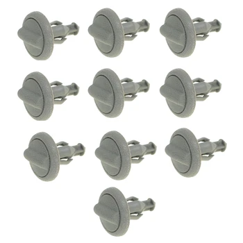 

10 PCS Grey Plastic Parcel Shelf Clip Early Type End For Nissan Juke 799161KA3A