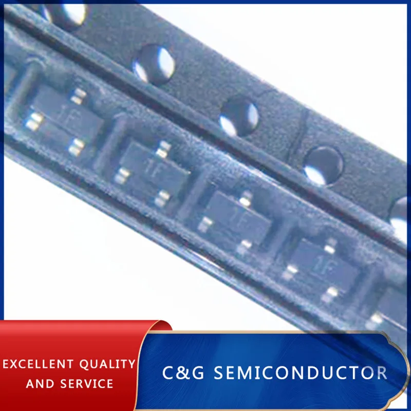 100 шт. триодный транзистор SMD BC847B 1F 0.1A/45V NPN SOT23 | Электронные компоненты и