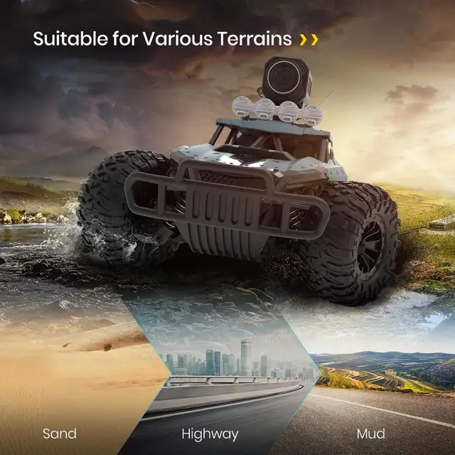 RC Car With Camera Full HD 720P 1:18 25KM/H High-Speed Racing Drift Car Wifi Camera Remote Control Car Toys For Children 3