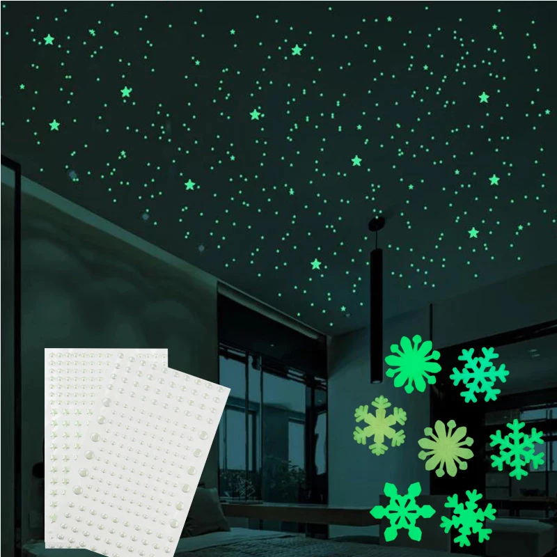 3D световой пузырь хлопковые носки со звездочками в горошек настенные стикеры