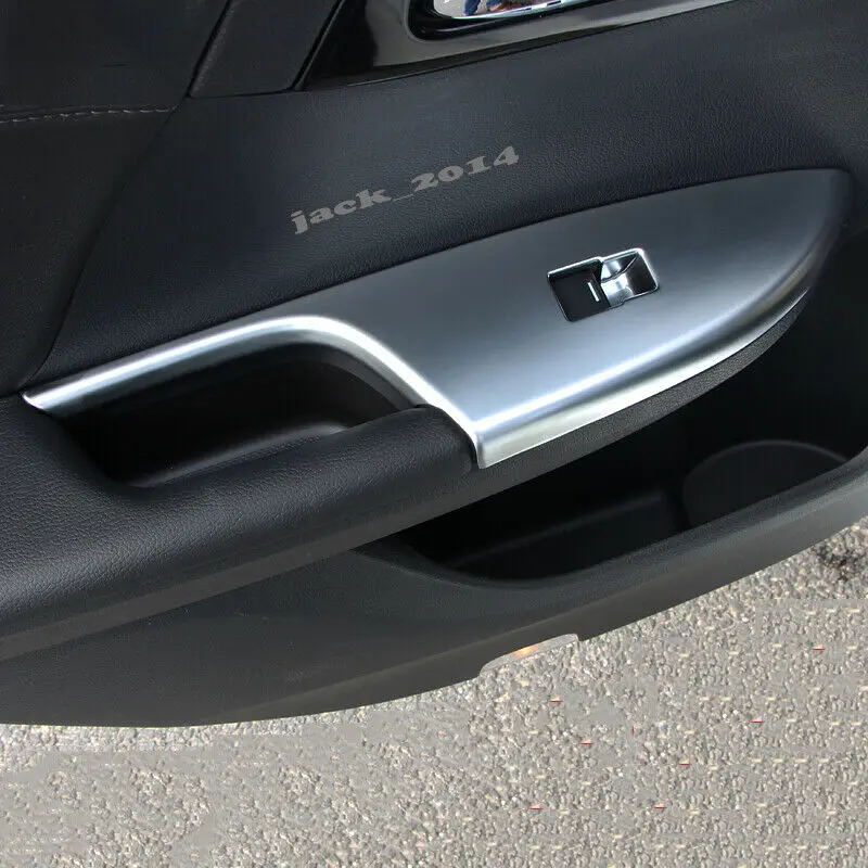 Для Honda Accord 9th- ABS хром внутреннее окно переключатель панель Крышка Tirm