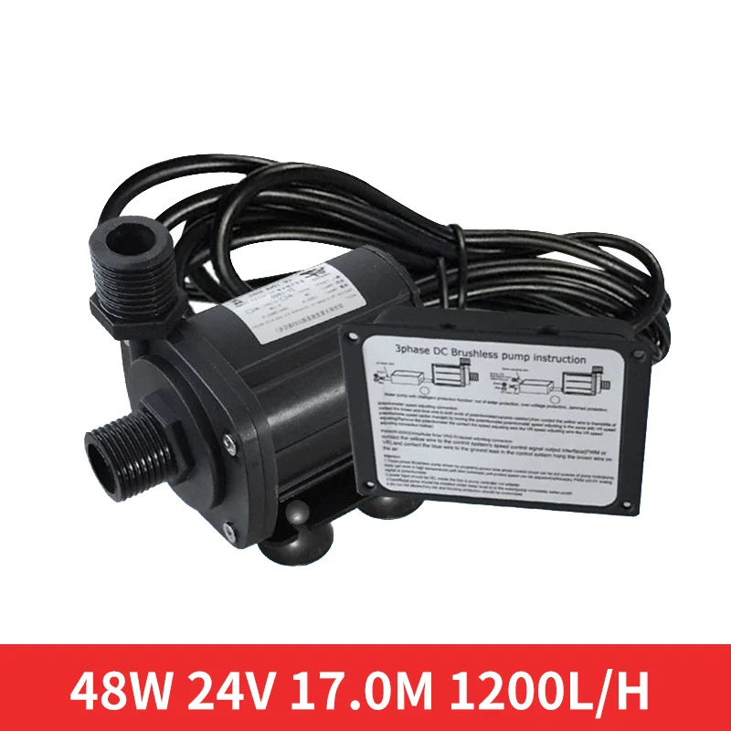 

Three-phase DC variable frequency pump solar water pump high lift booster pump head 17 meters