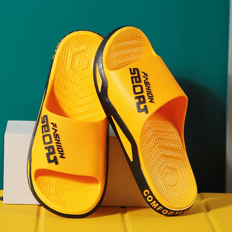 Sandalias De Suela Gruesa Para Hombre Chanclas De Verano A La Moda Zapatos De Lujo De Disenador Antideslizantes Para El Hogar Sandalia De Hombre Barata Zapatillas Aliexpress