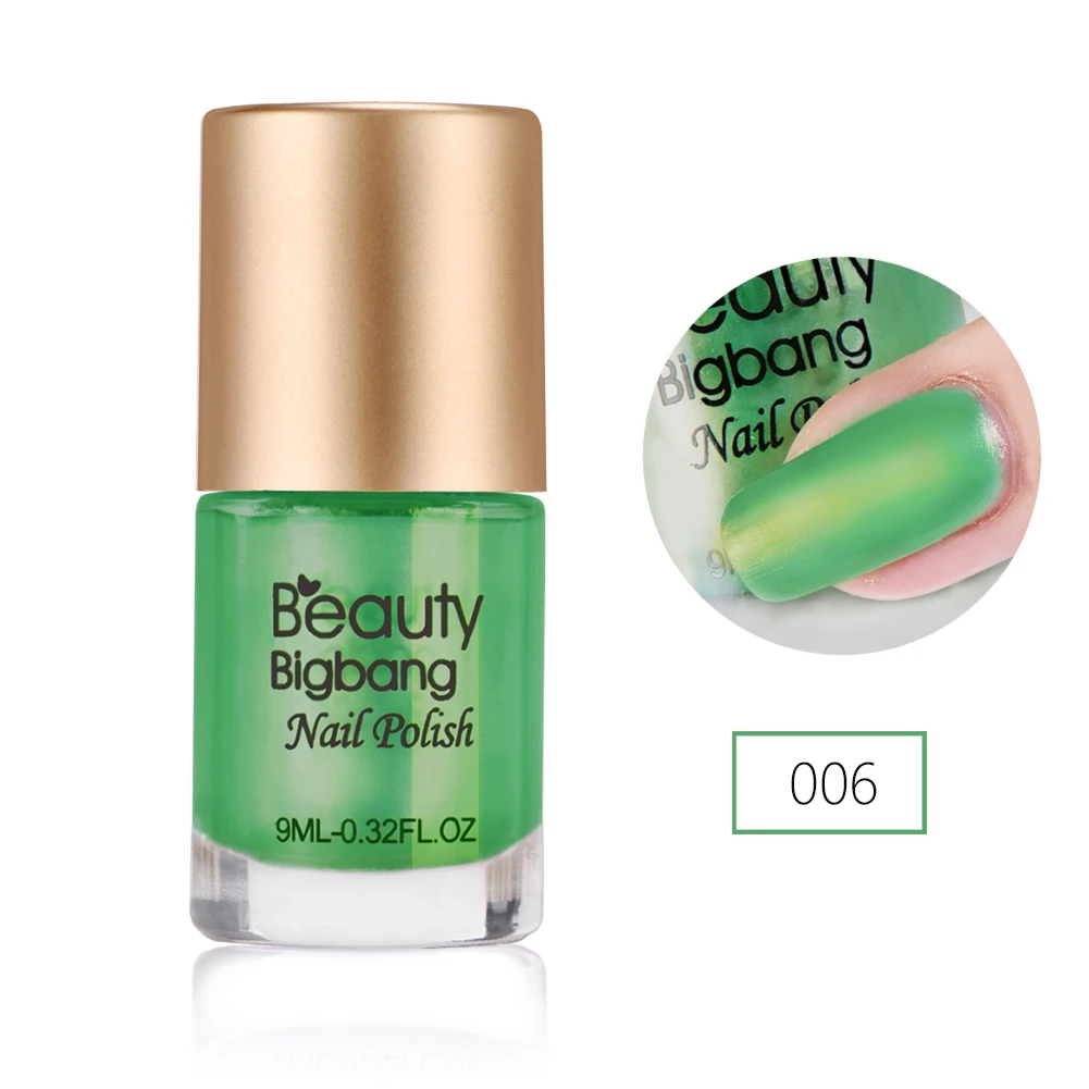BEAUTYBIGBANG 9 мл Блестящий лак для ногтей лак для маникюра украшение для ногтей 6 цветов - Цвет: 6A