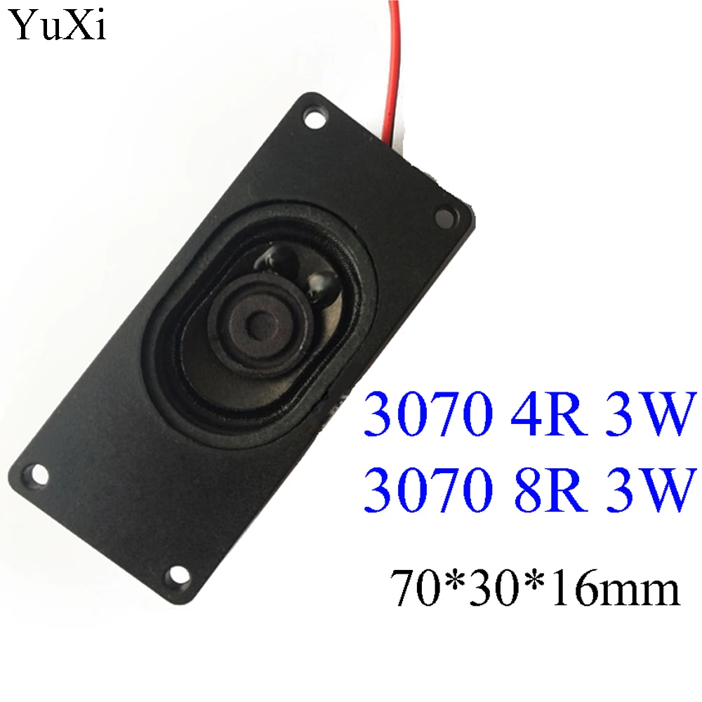 2Pcs Audio Altoparlanti Portatili 3070 Box Altoparlante 8 Ohm 4R /8R 3W Fai Da Te Mini Tv Altoparlanti Del Computer