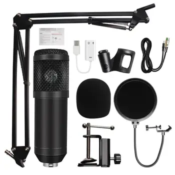 

microfone bm 800 Studio Microphone Professional microfone bm800 Condenser Sound Recording Microphone For computer