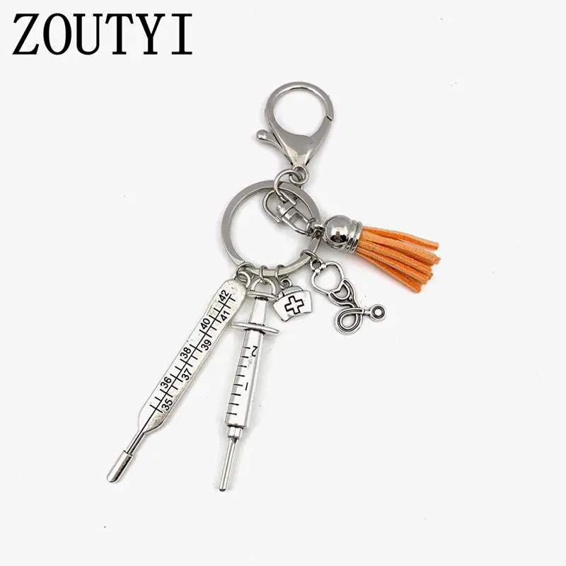 ZOUTYI 2019/Новая медицинская коробка медсестры брелок шприцевые иглы стетоскоп