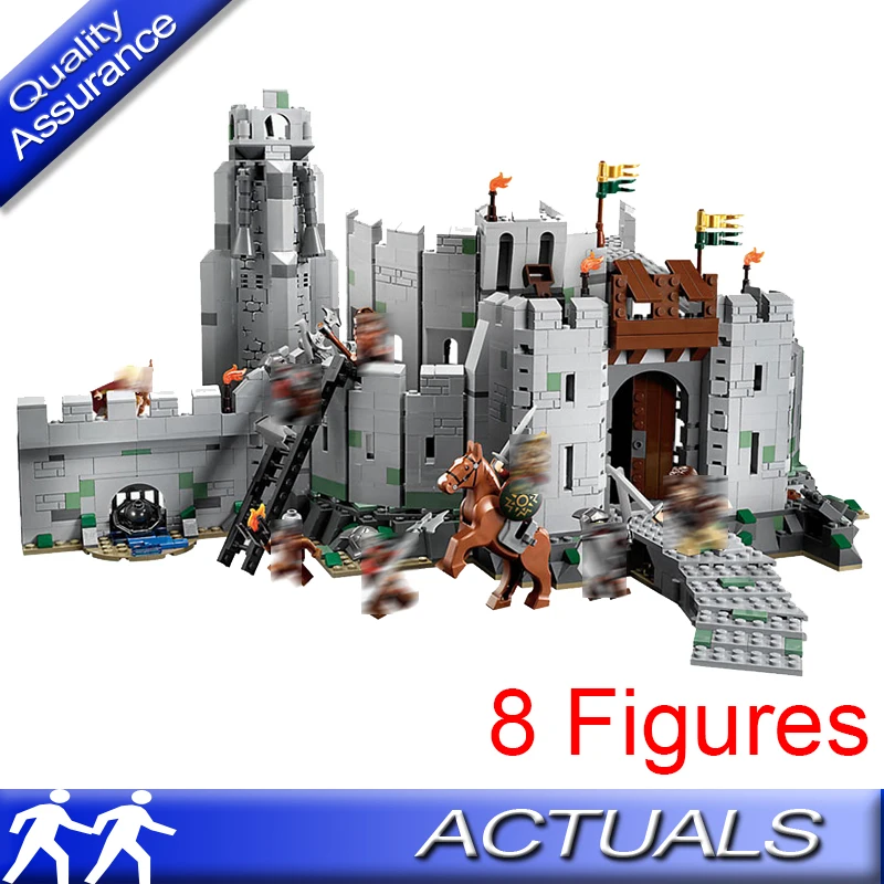 

16013 Movie LofTR and Hobbit Battle of Helm Deep Castle Set Building Blocks Figures Model Bricks Compatible 9474
