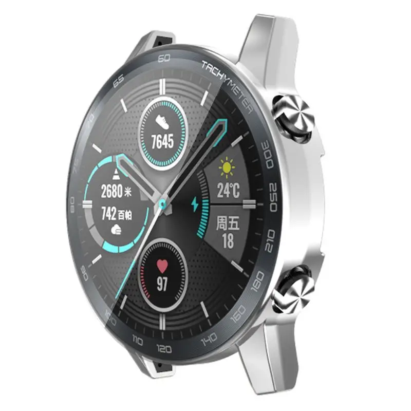 Durable Electroplated TPU Watch Cover with Screen Protector