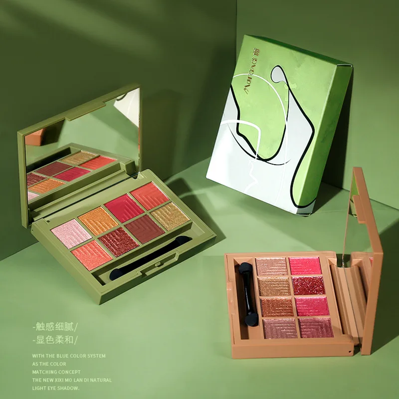 

Makeup Natural Light Eye Shadow INS Students Party Pearly Lustre Matte Mash Eyeshadow Compact Cosmetics