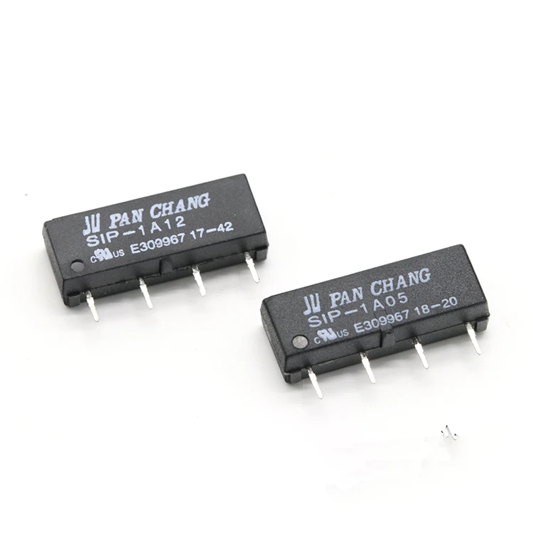 5 шт./лот 5V 12V Reed, релейный коммутационный модуль SIP-1A05 SIP-1A12 SIP-1A24 4PIN Герконовое реле