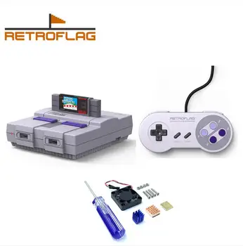 

Newest Retroflag SUPERPi CASE U Version For Raspberry PI 3 Model B+ 3B 3B+ Case Shell Super Retro PI With USB gamepad