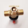 HOTAAN Solar Brass Thermostatic Mixing Valve, Pipe Thermostat Valve, Control the Mixing Water Temperature ► Photo 2/6