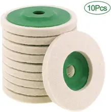 

10pcs Wool Buffing Polishing Wheel For Drill 100×8 Mm Grinding Head For Angle Grinder polishing wheel Accessories