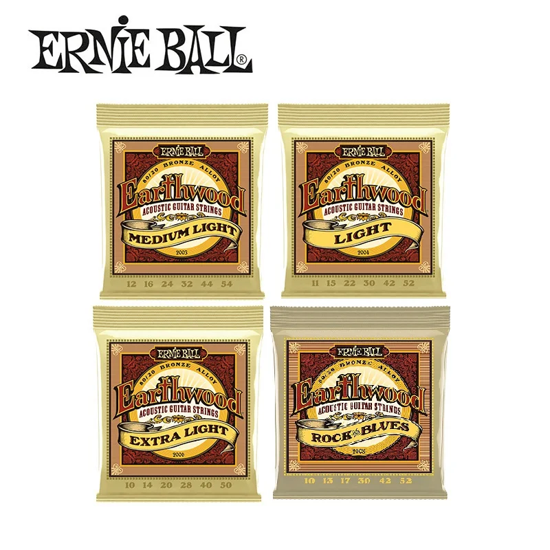 Комплект струн для акустической гитары EniBall Earthwood 80/20 бронзовый сплав 2004 2006 2008 1