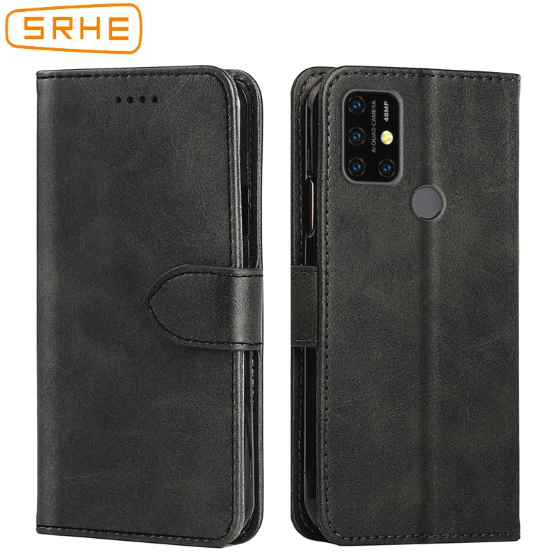 SRHE чехол для Umidigi Power 3 Чехол Флип кожаный роскошный силиконовый Магнитный кошелек
