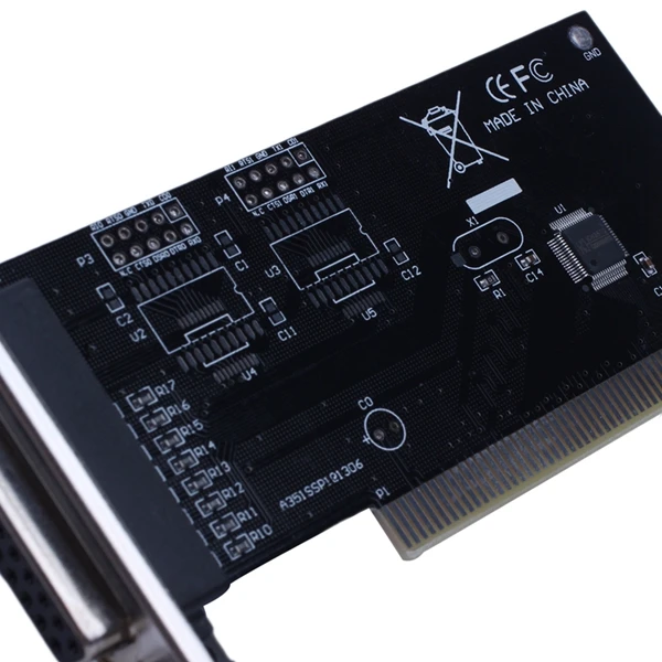 DB25 параллельный порт IEEE 1284 Принтер PCI контроллер карты адаптер Черный