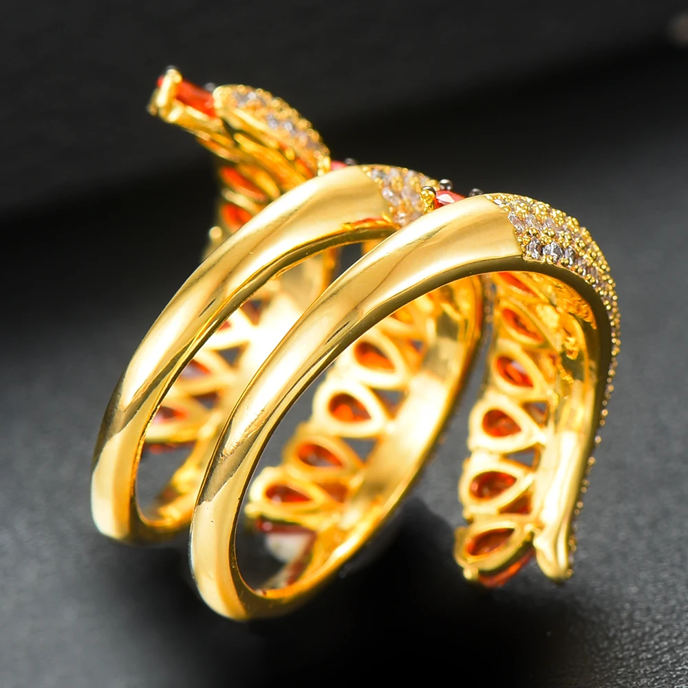 GODKI Trendy Twist Cross Wrap Ring for Women Multicolor Cubic Zircon Finger Rings Beads Charm Ring Bohemian Beach Jewelry