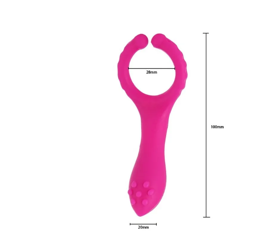 Женский Мужской силиконовый массажер простаты массаж фитнес аксессуары Вибрационный зажим для мужской точки G стимулирующий вибратор