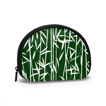 

Women's Wallet Short Women Coin Purse Fashion Wallets For Woman Card Holder Small Ladies Wallet Female Bamboo Leaves