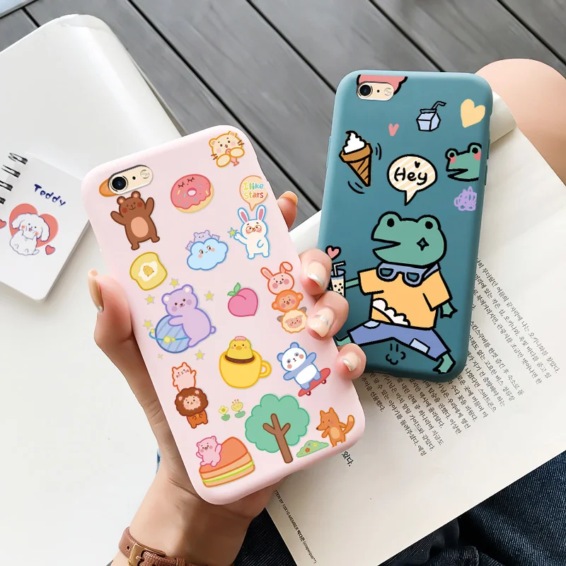 Cute Simple Cartoon Cases For iPhone 6