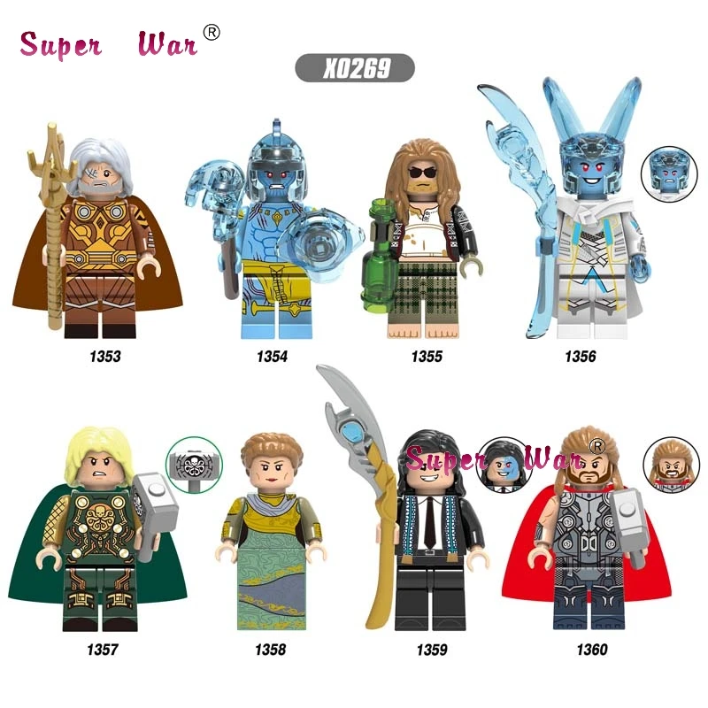 

Single Avengers Endgame Loki Odin Laufey Frigga Thor Loki Iron Man Hawkeye War Machine Scarlet Witch building blocks Kids Toys
