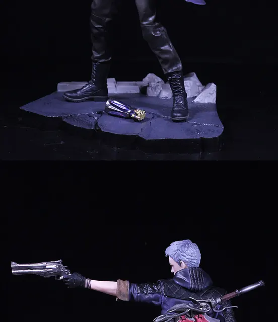 24,5 cm Altura ARTFX J Devil May Cry Game Figura Dante Nero Combat