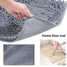 Мягкий Удобный домашний антискользящий кухонный водопоглощающий коврик для ног 50*80 см, портативный синель для ванной комнаты, гостиной, дома