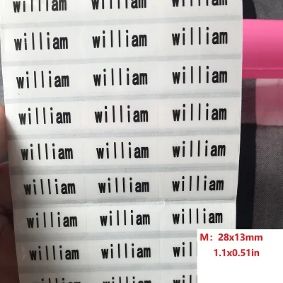 72pcs 28x13mm 3 размера прозрачные наклейки этикетки, индивидуальные водонепроницаемые этикетки для детских школьных канцелярских принадлежностей и канцелярских принадлежностей - Цвет: 72pcs 28x13mm