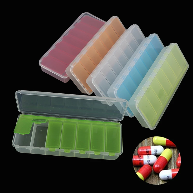 7 Day Pill Box Extra Large Pill Organizer For Travel Weekly Pill Box Daily Medicine Organizer For Vitamins Fish Oils