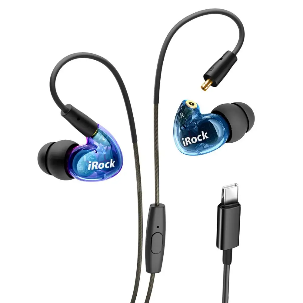 USBCPlugEarphoneNoiseIsolationHIFIDetachableCableEarbudswith