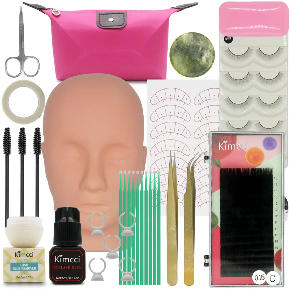 False Eyelashes Extension Practice Exercise Kit Training Mannequin Head Set Grafting Eyelash Tools Kit Practice Eye Lashes Graft False Eyelashes Extension Practice Exercise Kit Training Mannequin Head Set Grafting Eyelash Tools Kit Practice Eye Lashes Graft