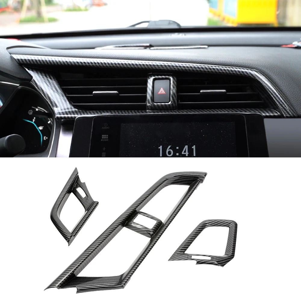 Toyota Rav4 Seat Covers 7*Carbon Fiber ABS Side Dashboard Air Vent Outlet Trim For Toyot@ Rav4 Toyota Rav4 Interior